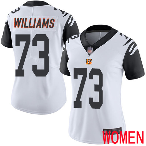 Cincinnati Bengals Limited White Women Jonah Williams Jersey NFL Footballl 73 Rush Vapor Untouchable